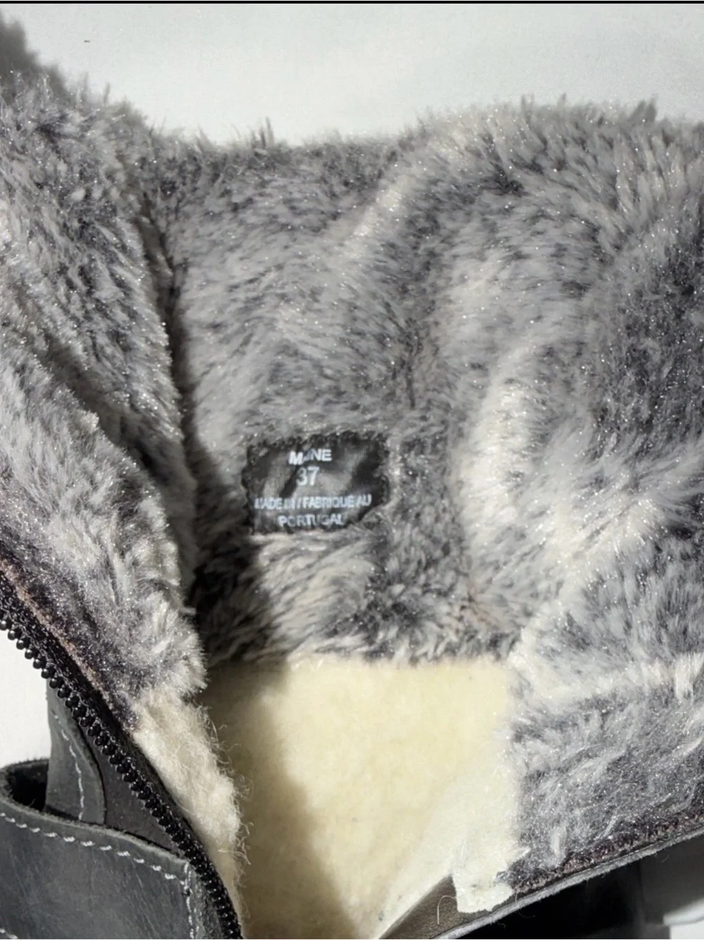 Bos. & Co. Black Fur-Lined Mid-Calf Heeled Winter Boots